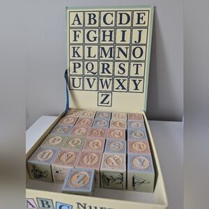 T.J. Whitneys' Traditional Toys Original ABC Nursery Blocks